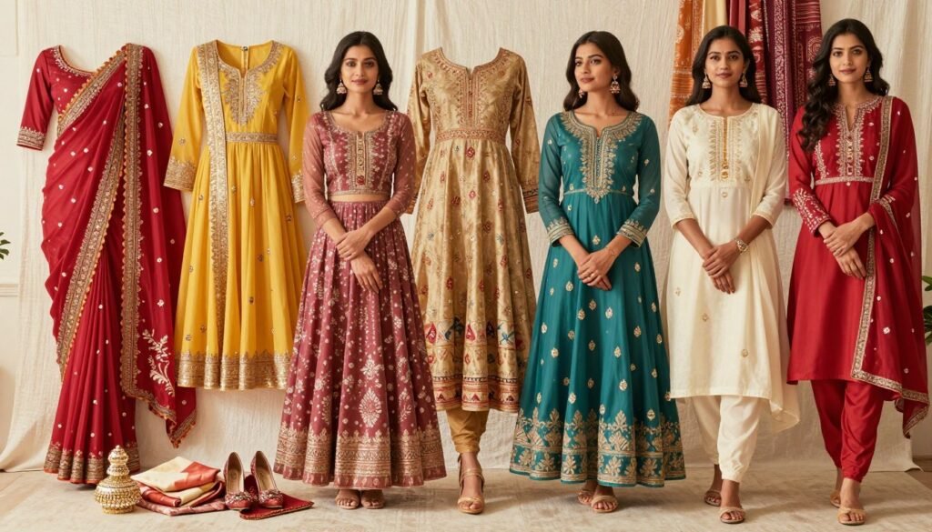 ethnic wear for different body types