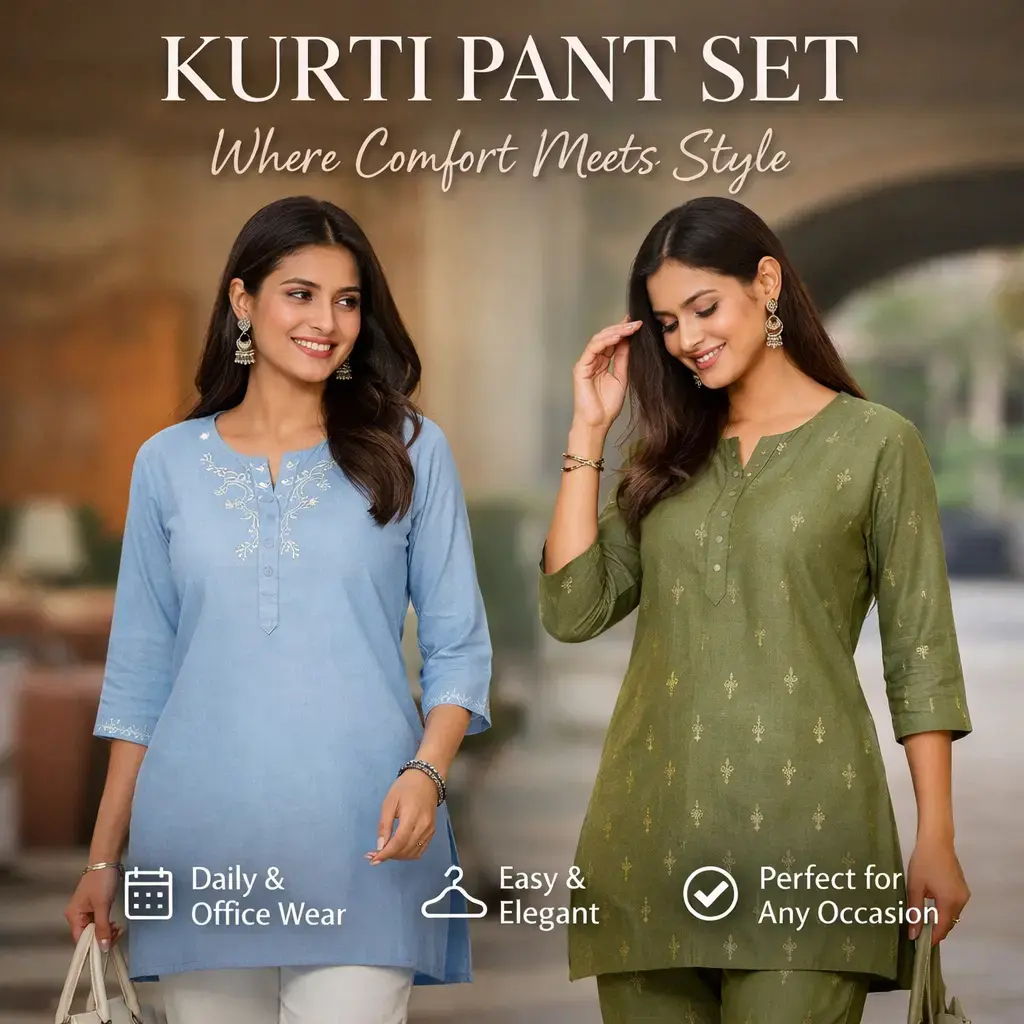 kurti-pant-set